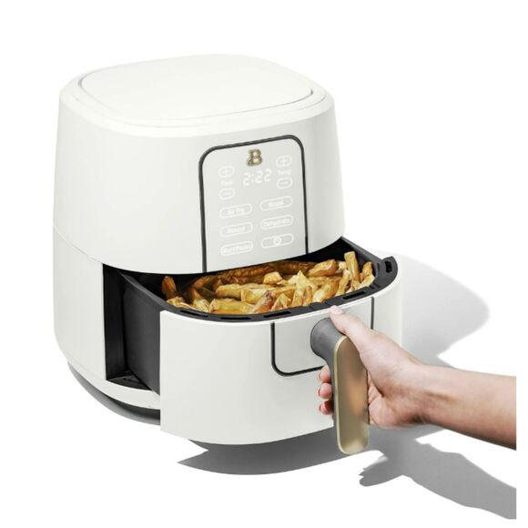 Beautiful 6 Qt Air Fryer with TurboCrisp Technology, Ceramic  Beautiful 6 Qt Air Fryer with TurboCrisp Technology, Ceramic Nonstick